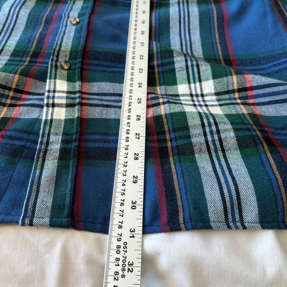 Backpacker Sportswear Men's VINTAGE Long Sleeve Plaid Flannel Button Shirt XXL - Picture 11 of 13